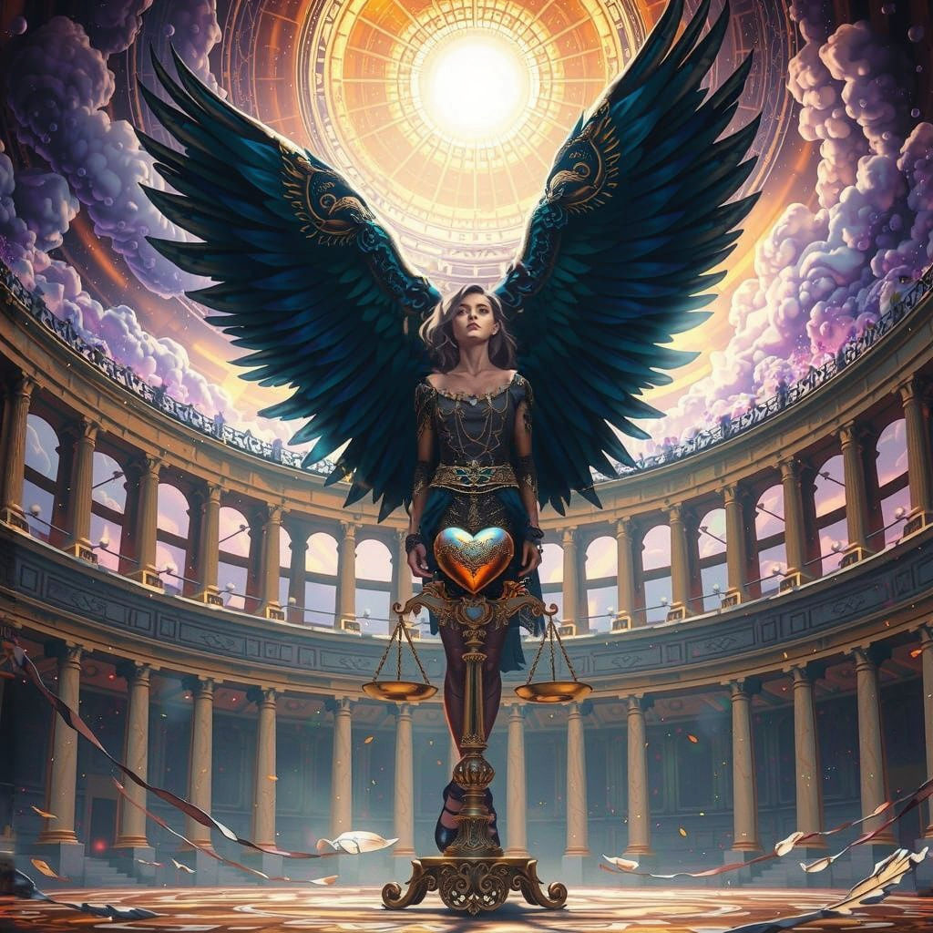 Ethereal Angels in a Roman Colosseum