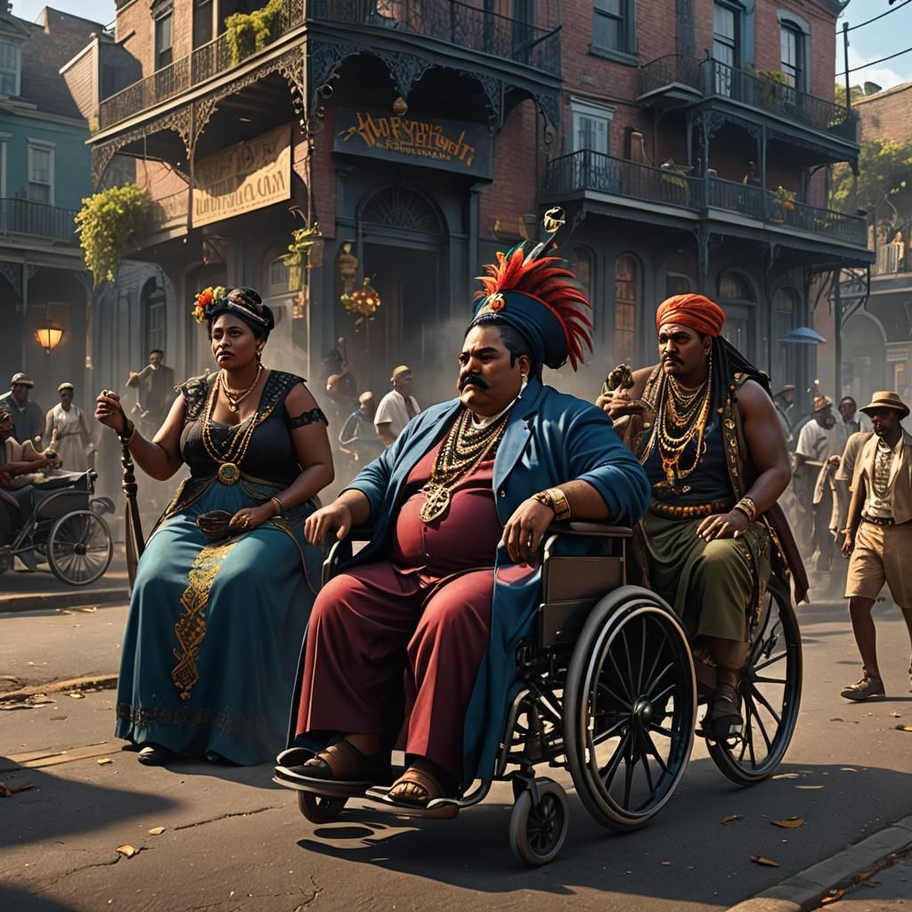 Characters in New Orleans: Fantasy Art