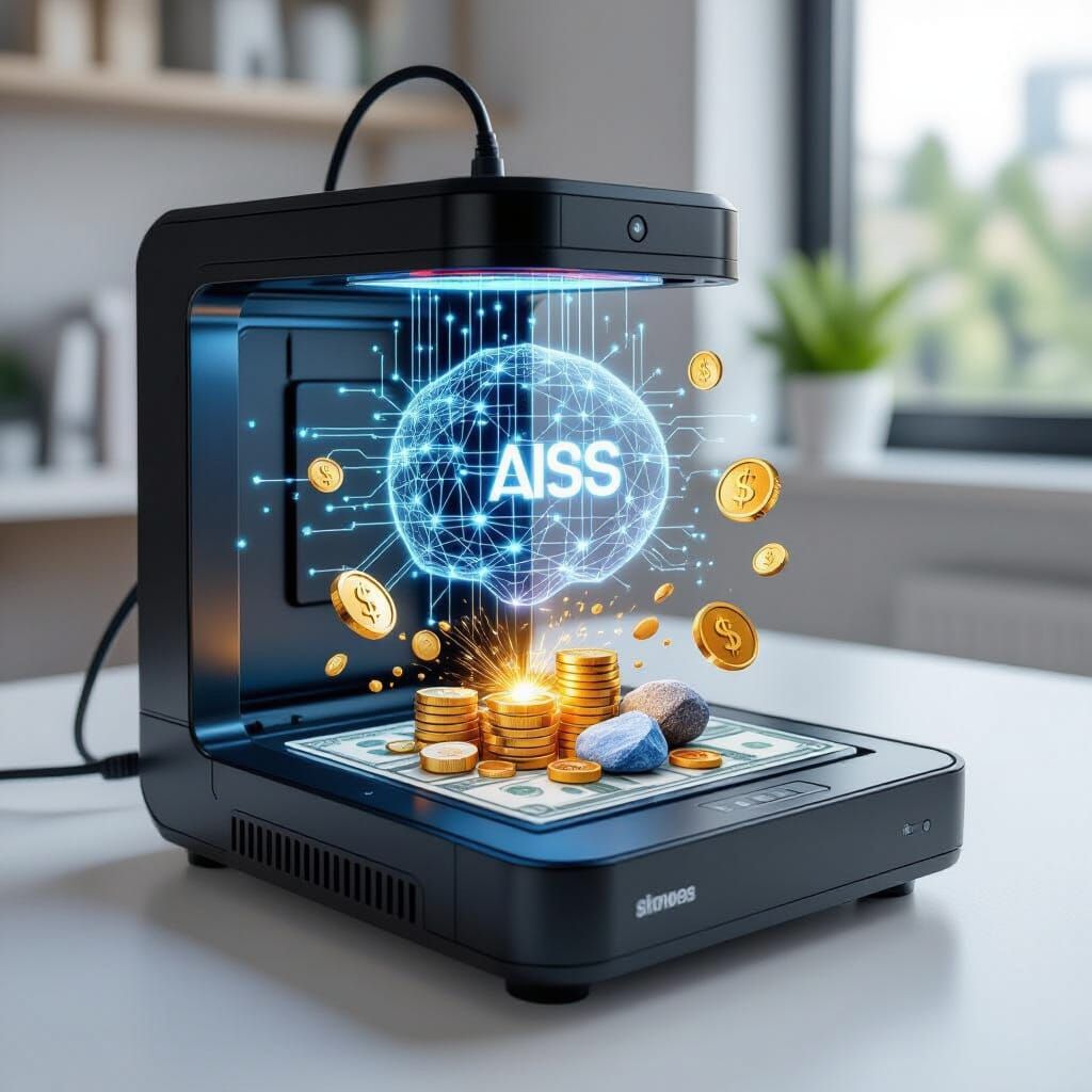 AI Device Creates Food, Minerals and Money