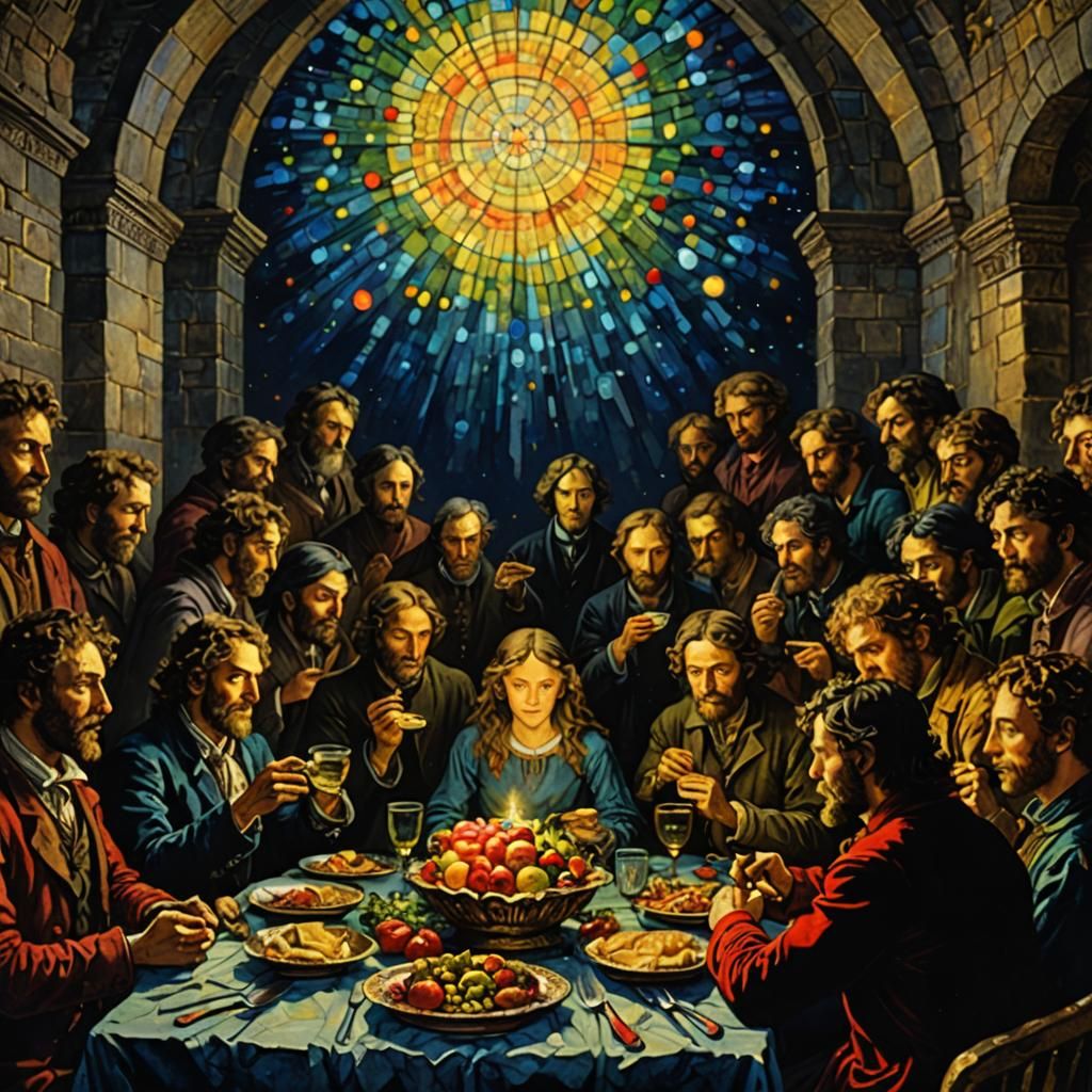 The Last Supper by Gustave Doré: Hyperrealistic Interpretati...