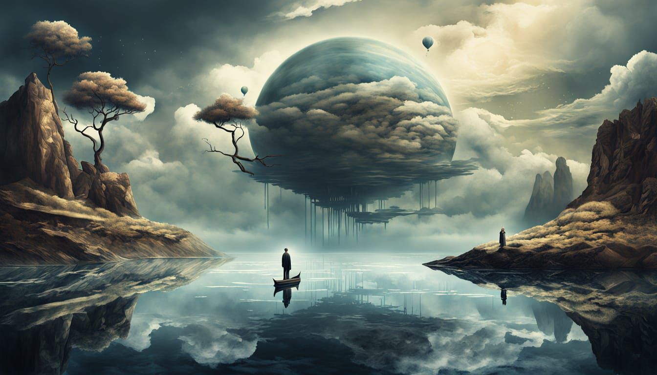 Surreal Landscape in Profound Stillness
