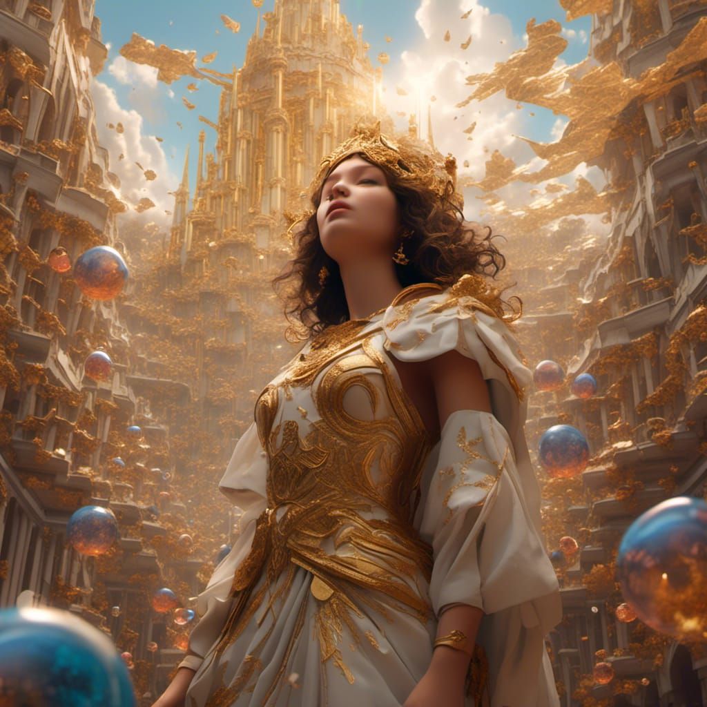 New Jerusalem Descends: Hyperdetailed Concept Art