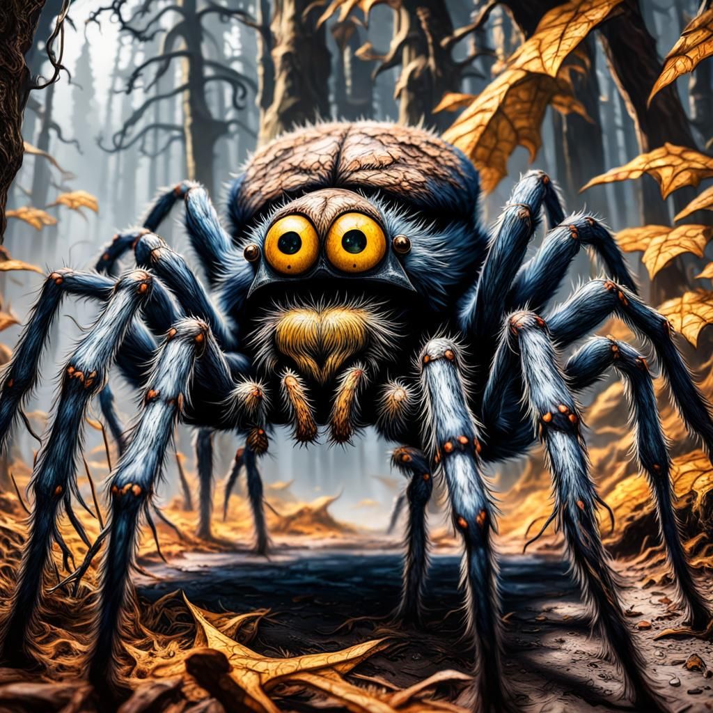 What Hagrid sees when he looks at an Acromantula