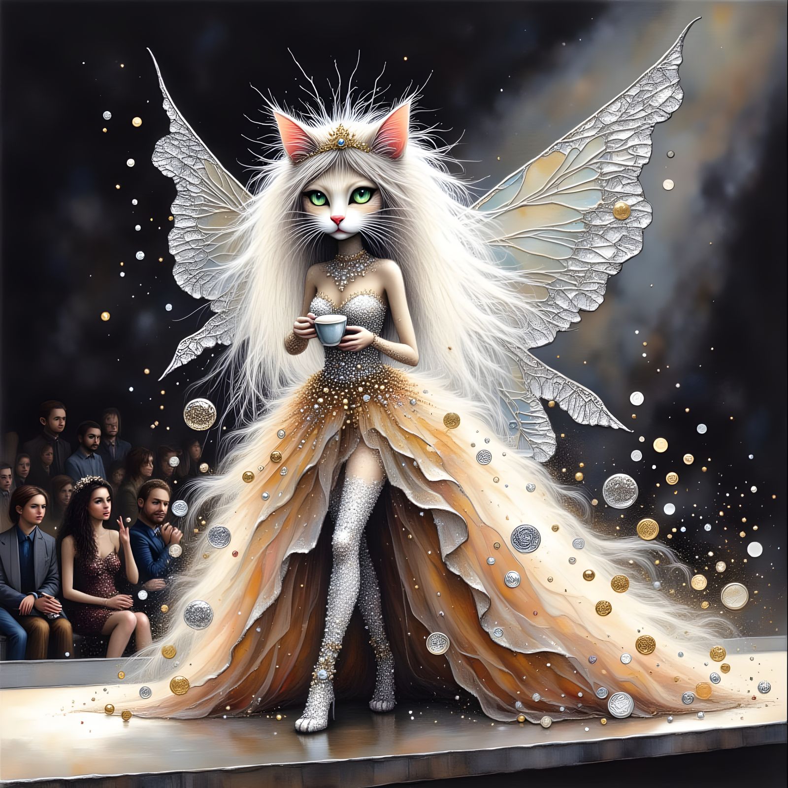Surreal Fairy Punk Fashionista Struts Down Runway in Whimsic...