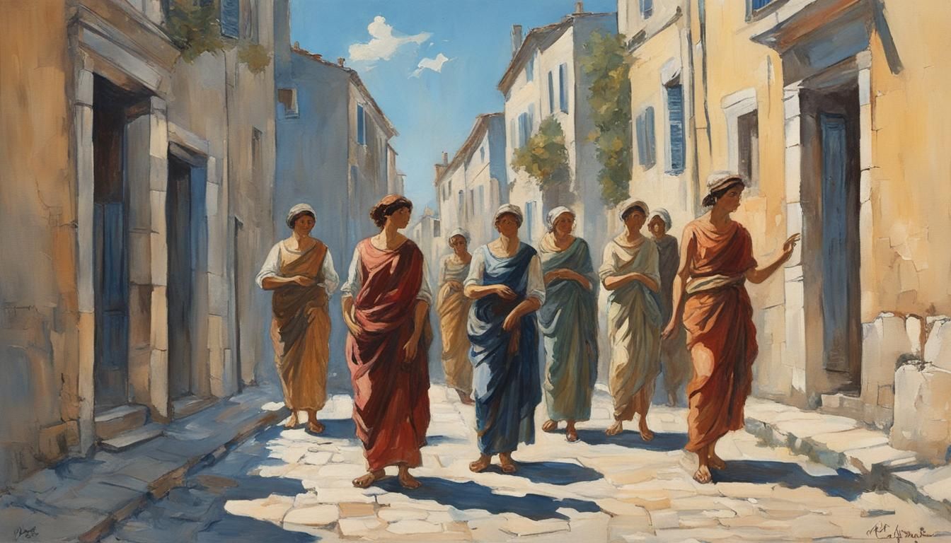 Eerie Muses in Metaphysical Surrealist Style