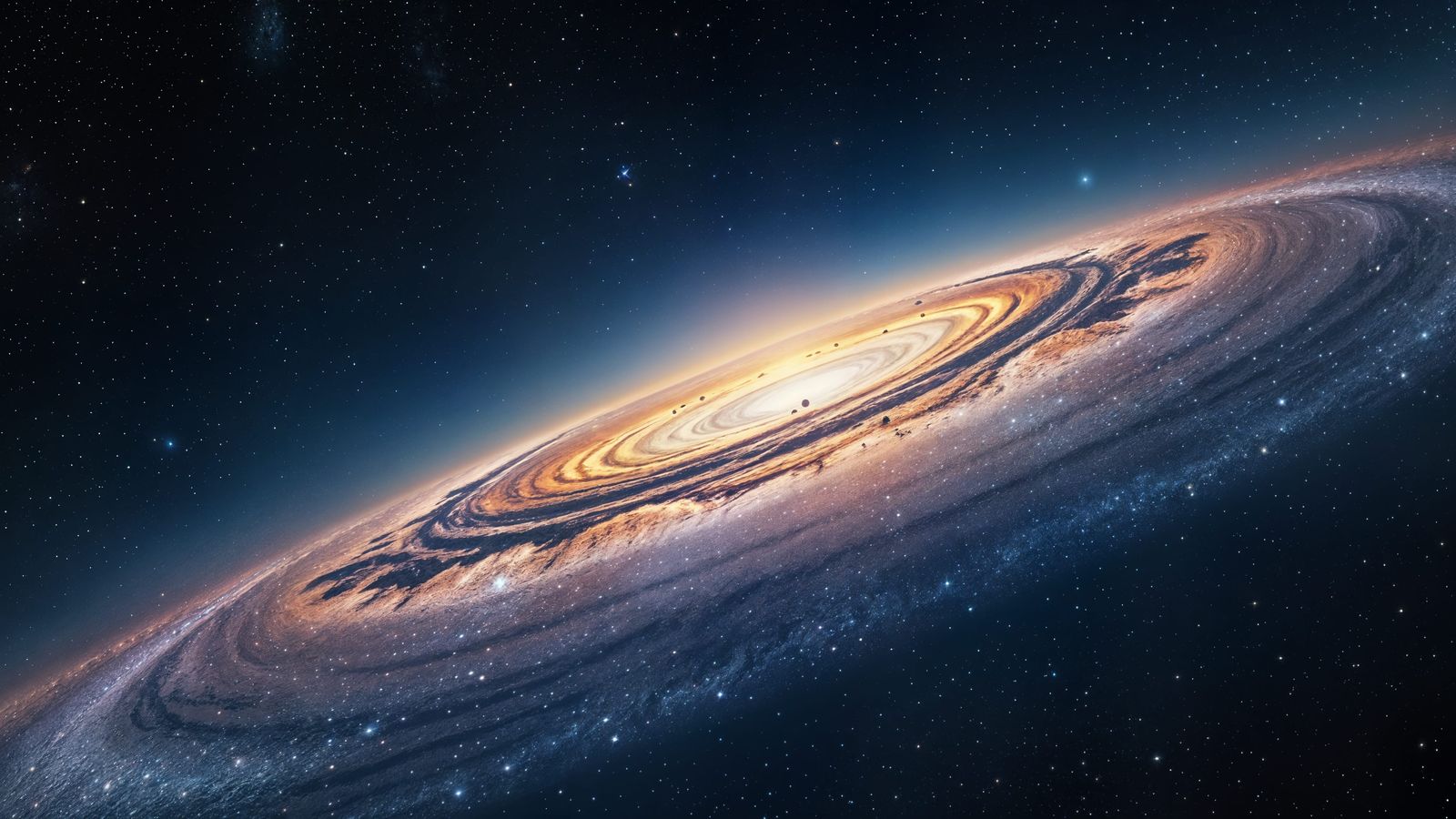 Surreal Cosmic Landscape in Epic Videogame Style