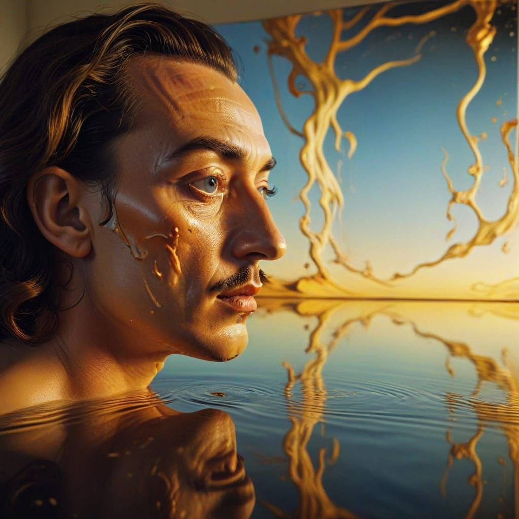 Dreamlike Reflection in a Rippled Mirror