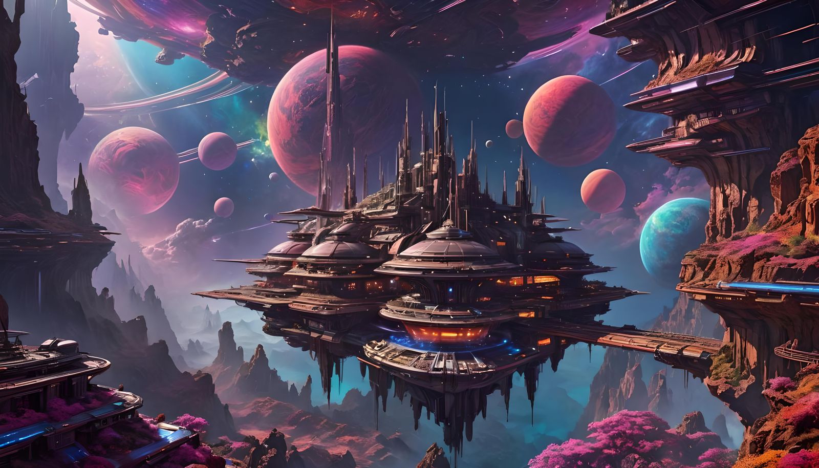 DreamCore: Strange Planets and Futuristic Spacecraft