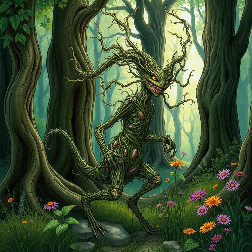 Whimsical Faerie Emerges from the English Forest