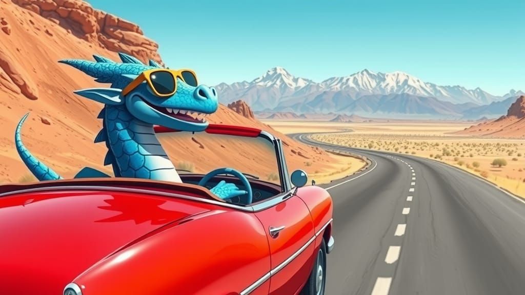 Blue Dragon's Desert Road Trip