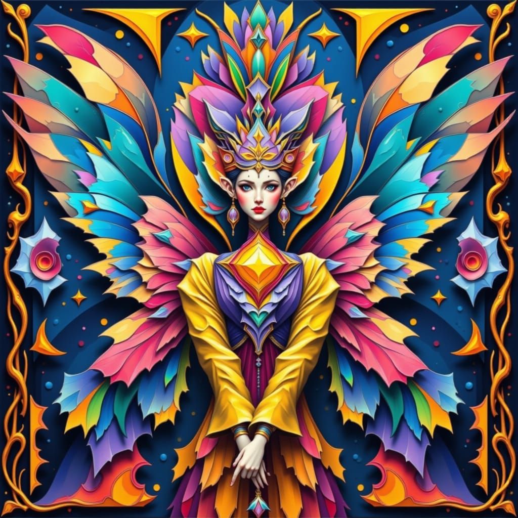 Geometric Fairy Digital Rendering