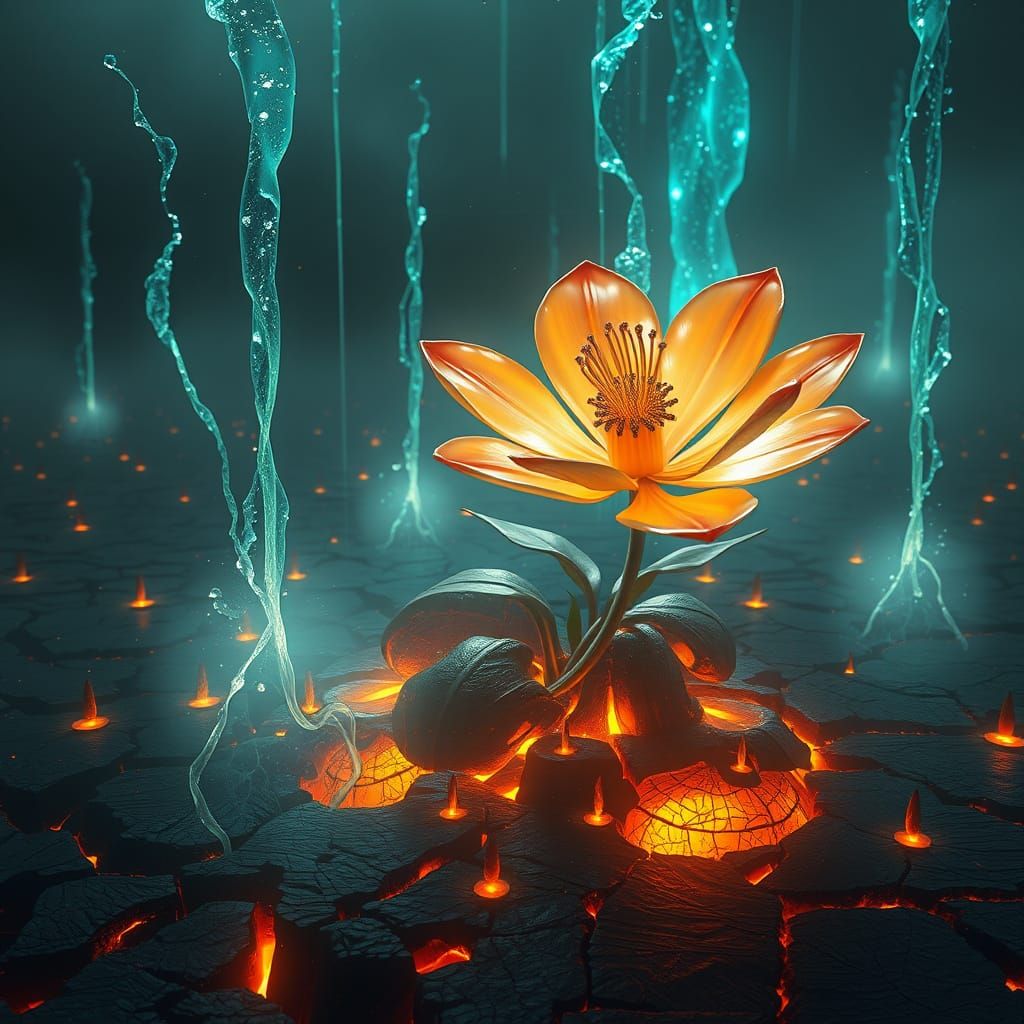 Biomechanical Bloom on Obsidian Isle