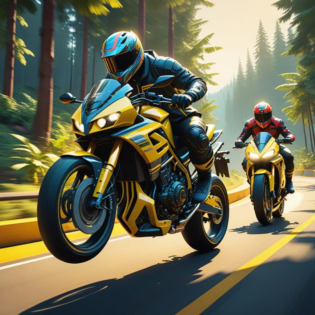 Vibrant Bananas Speed Downhill in a Heart-Stopping, High-Oct...