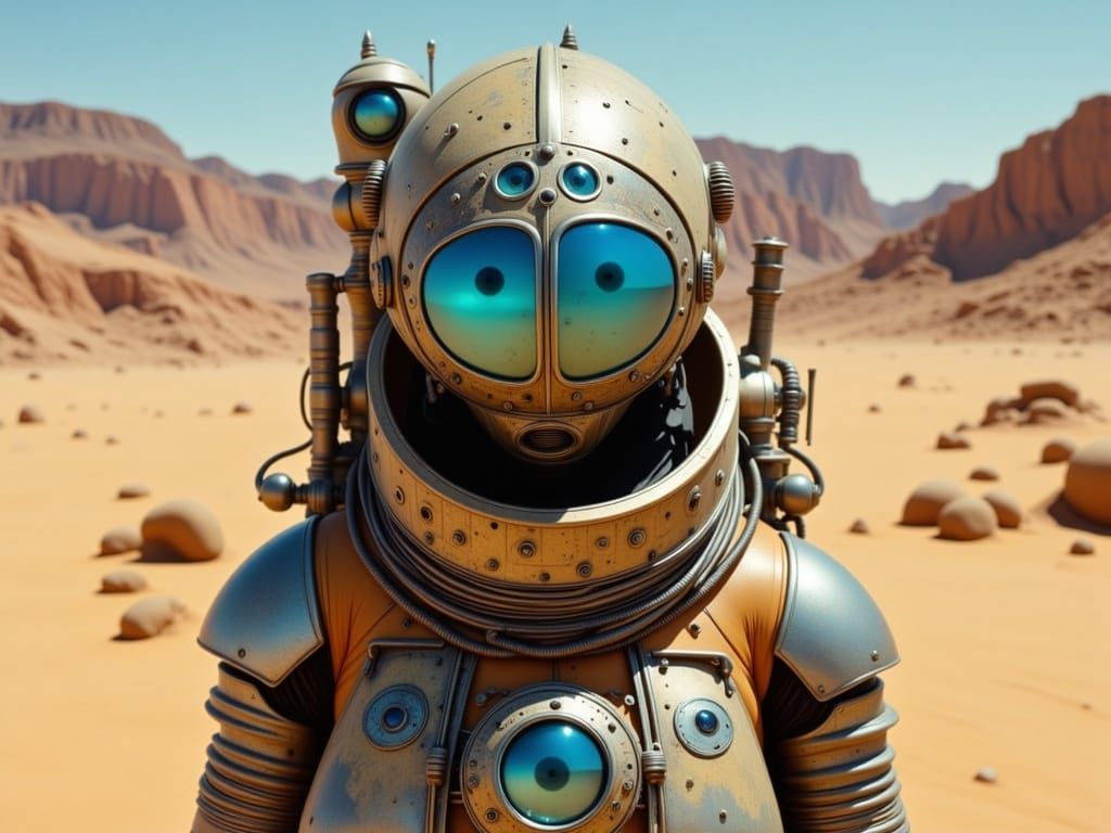 Dune Mythos Desert Dwellers in Stillsuits