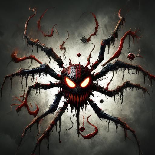 Carnage Venom Spider Halloween Mashup