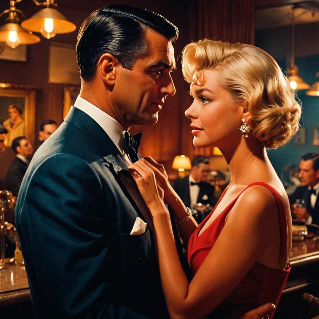 Cary Grant and Doris Day in Film Noir