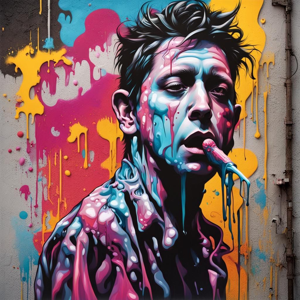 Shane McGowan Graffiti Art in Street Style