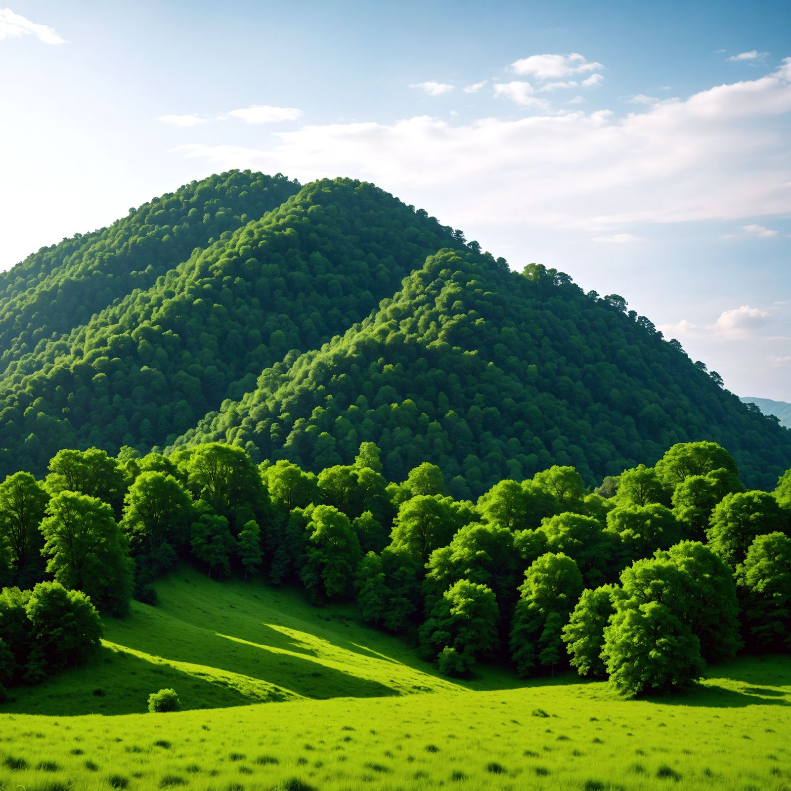 Hyperrealistic Forest Landscape in Cinematic Style