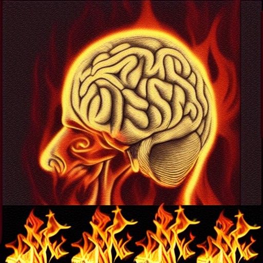 Brain on Fire: A Visual Metaphor for Pain