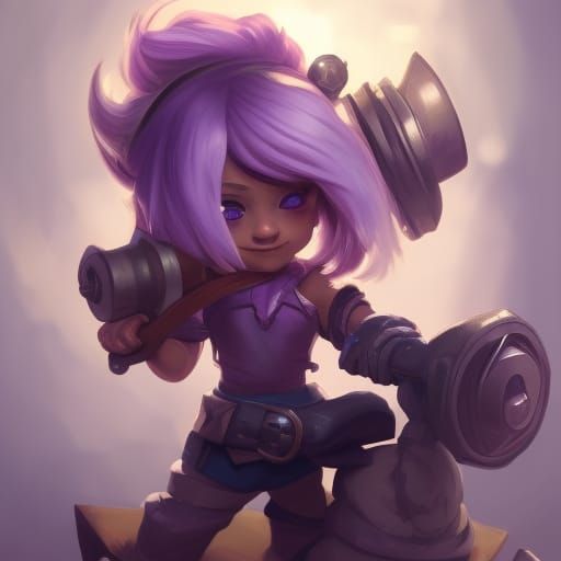 Tristana: League of Legends Yordle Portrait
