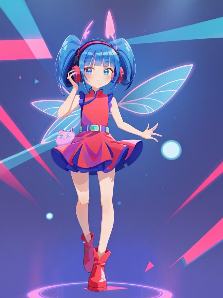 Winx Fairy Musa in Red Latex Dress