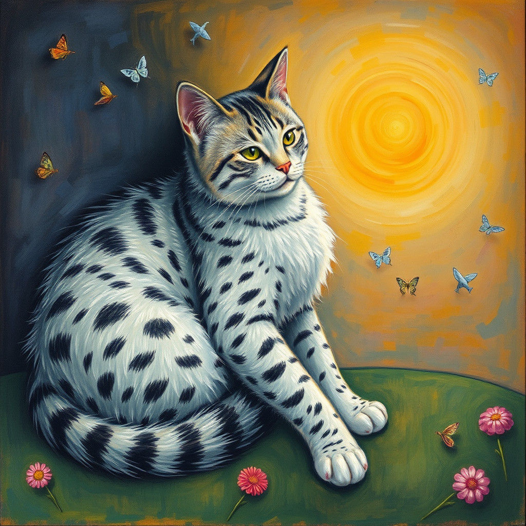 Eternal Cats: A Surreal Renaissance Dream