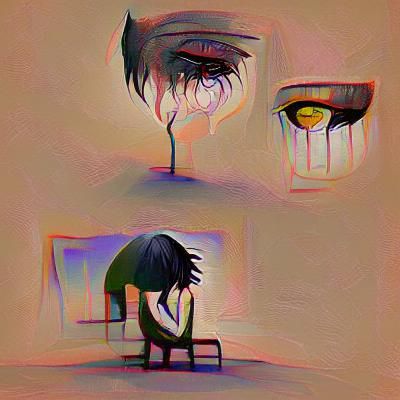 AI Image of Depression Visualized