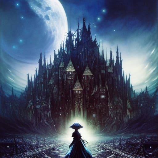 Dark Lord Rides: Sci-Fi Fantasy Digital Art