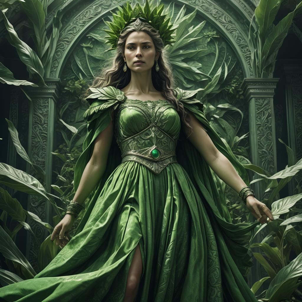 Green Goddess Geneva in a Monochromatic Realm