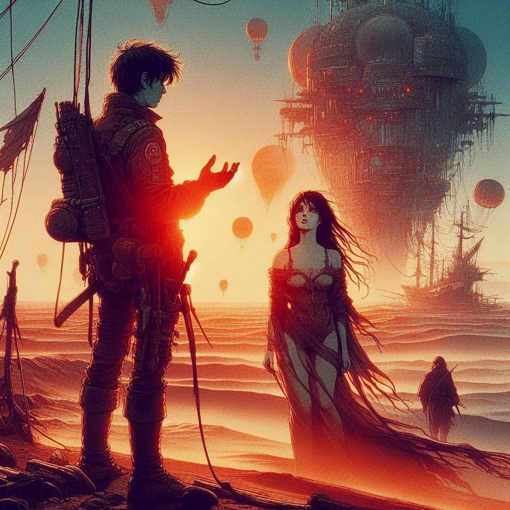 Generic Sci-Fi Image Generated by AI
