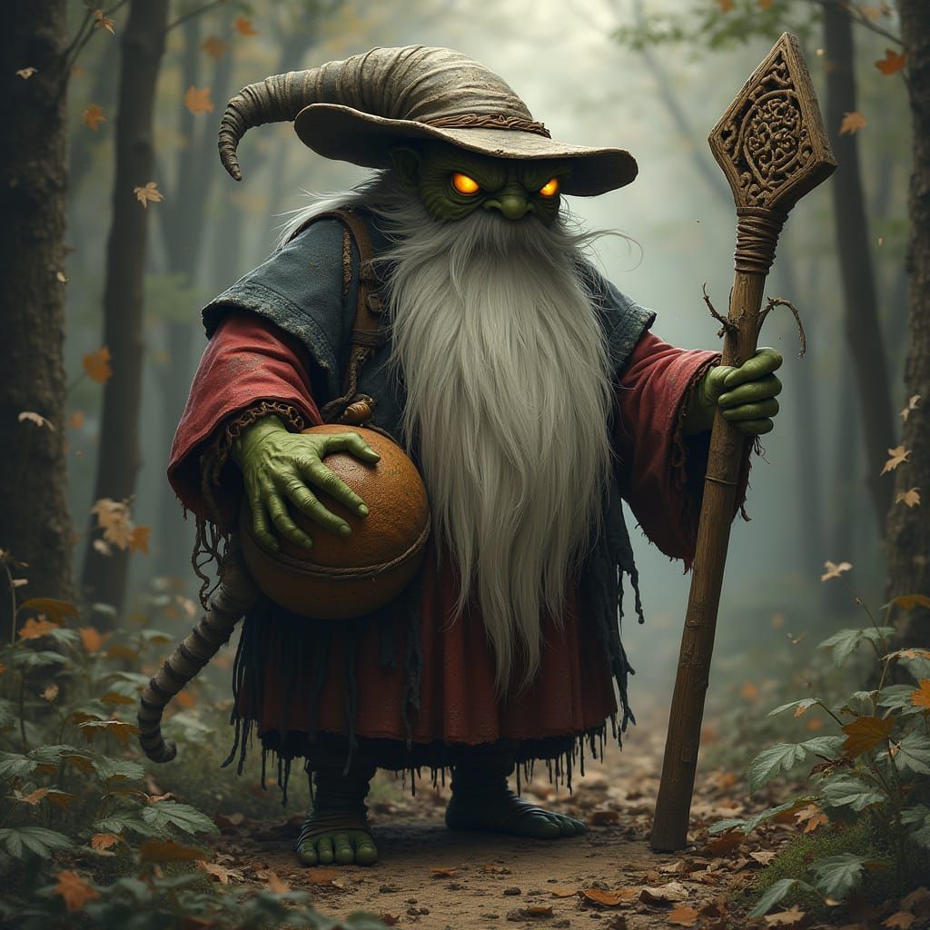 AI Generated Image of Baba Yaga