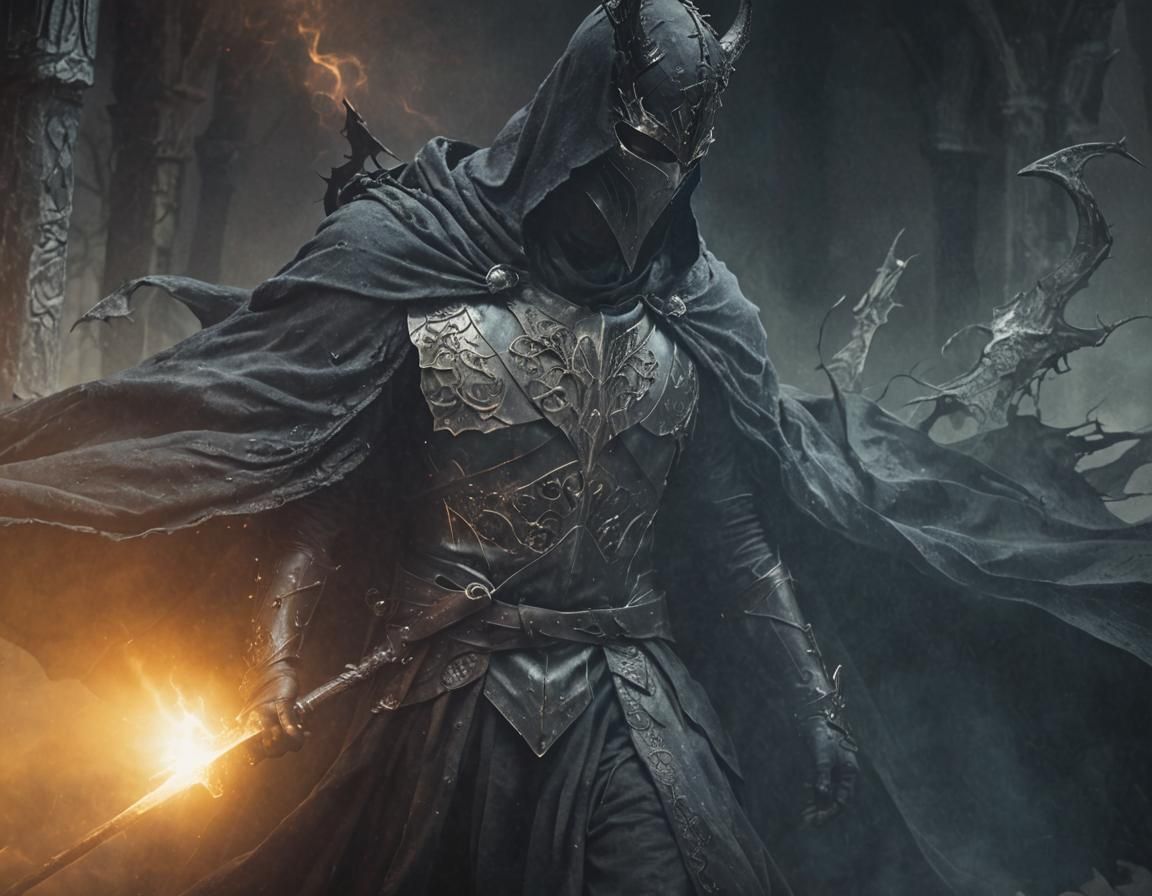 Ethereal Dark Lord in Gothic Armour