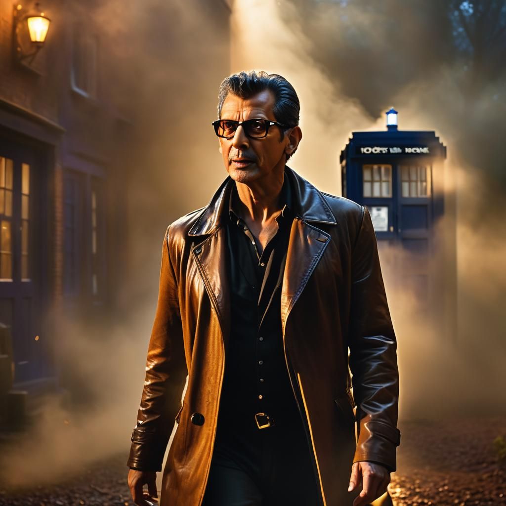 Jeff Goldblum as Doctor Who: Cinematic Time Travel