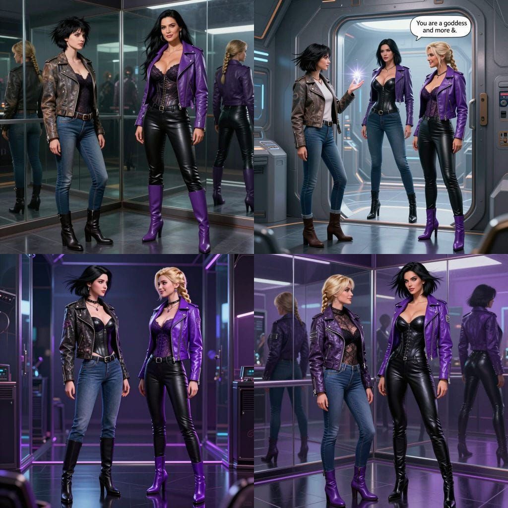 Biker Chic Transformation: Mom and Daughter