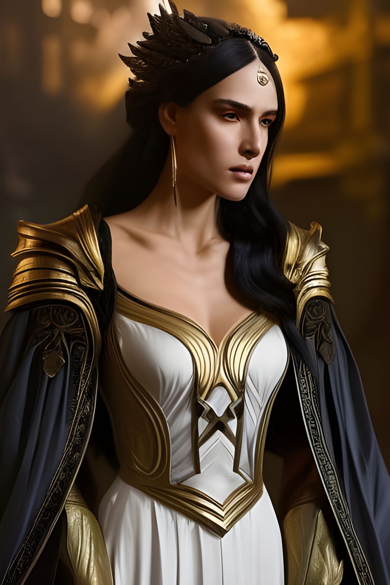 Enchantress in Ornate Robes: A Fantasy Masterpiece