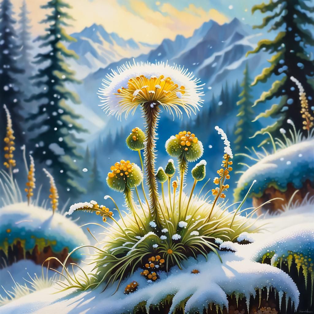 The first spring flowers