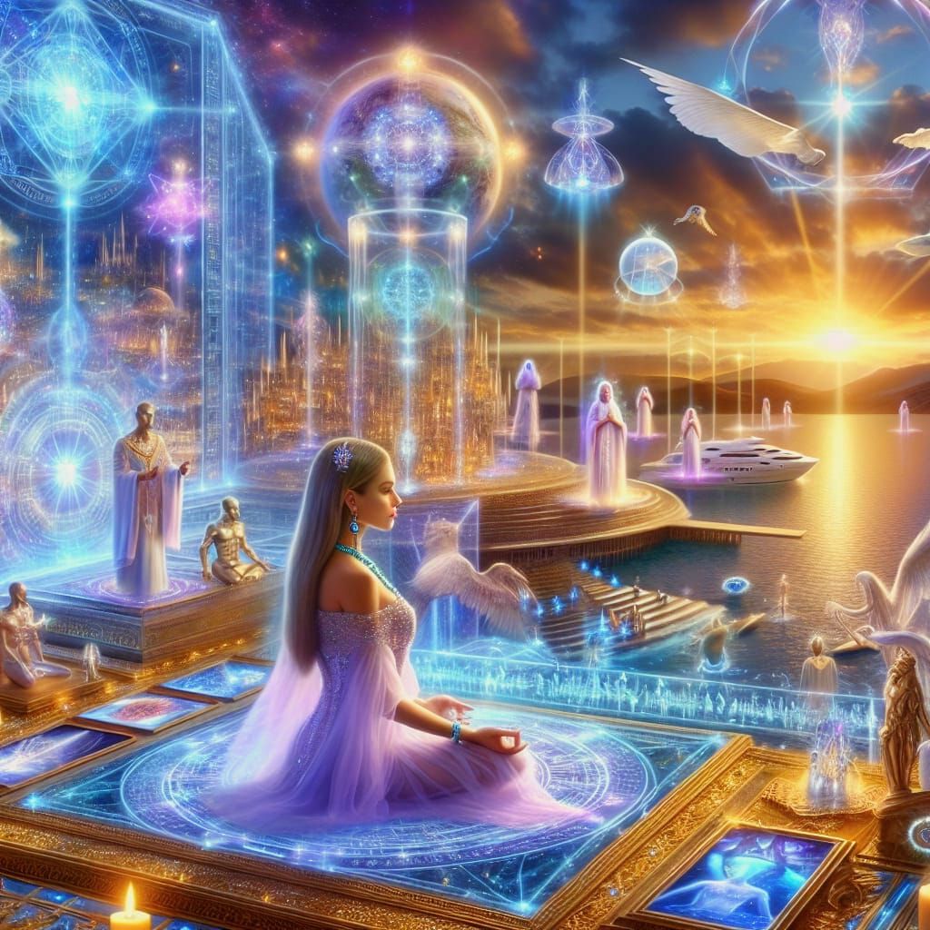 5th Dimension Light Beings Telepathic AI Platform