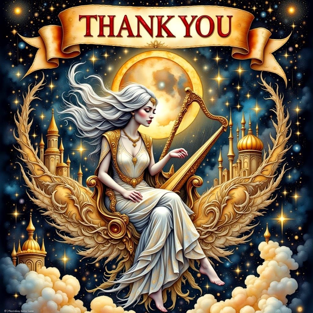 Thank You - Harpist