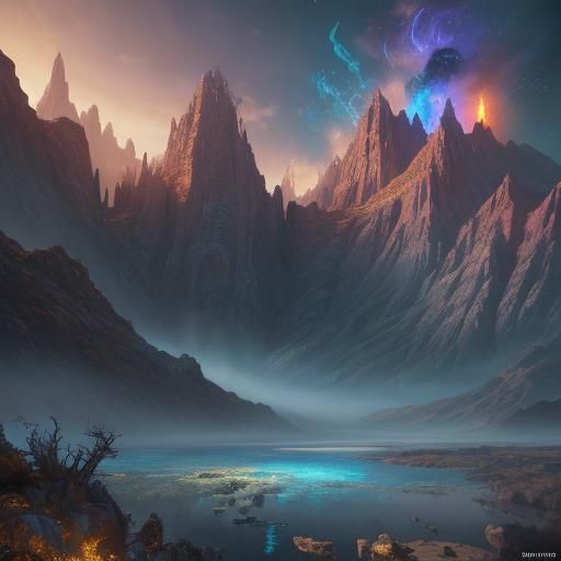 Intricately Detailed Skeleton in Fantasy Style