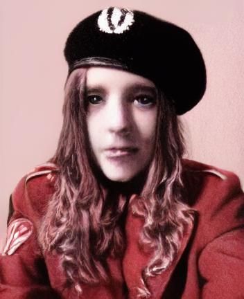 Strong Military Woman Portrait