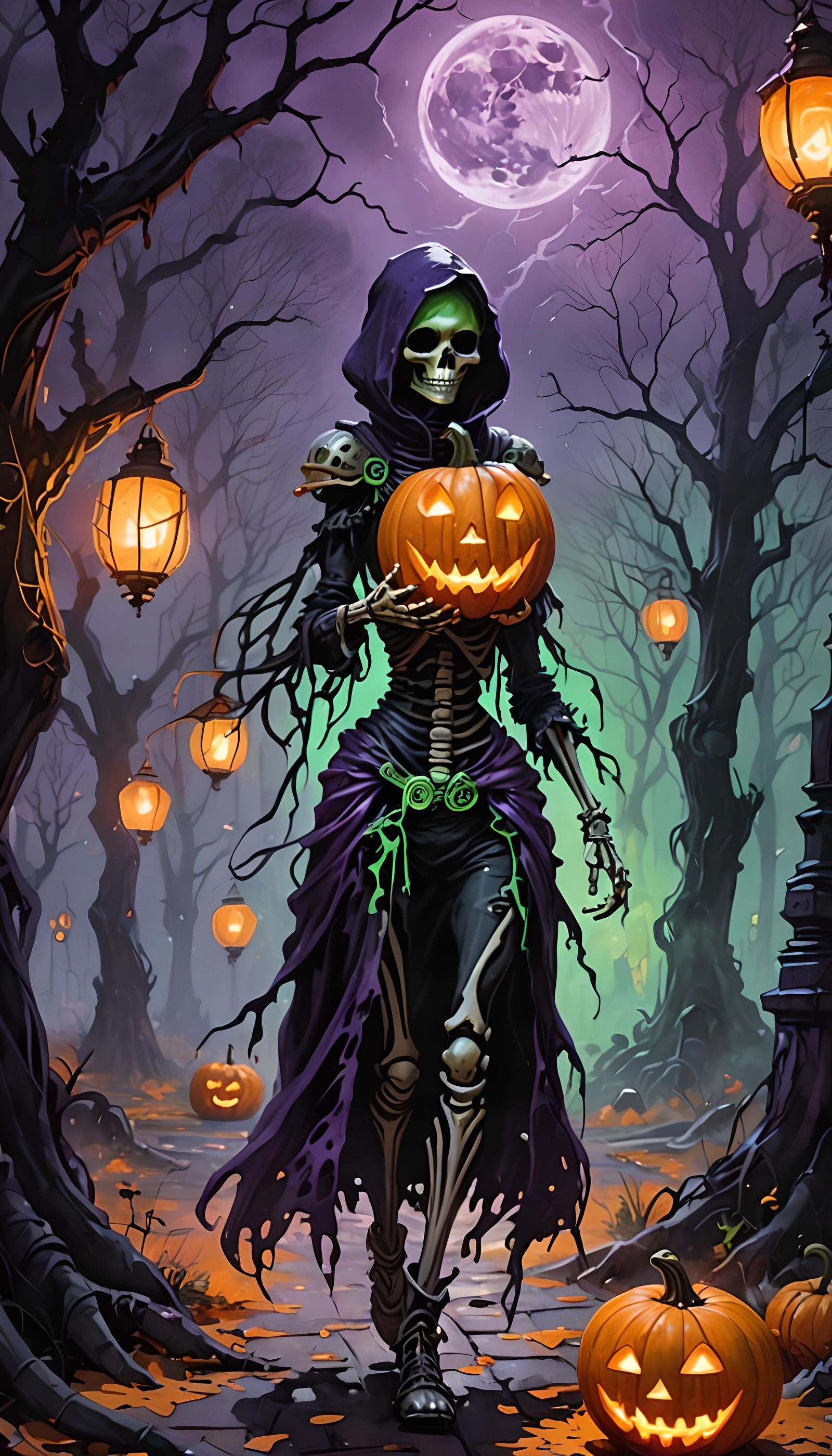 In the heart of a forgotten town, where the wind whispers se...