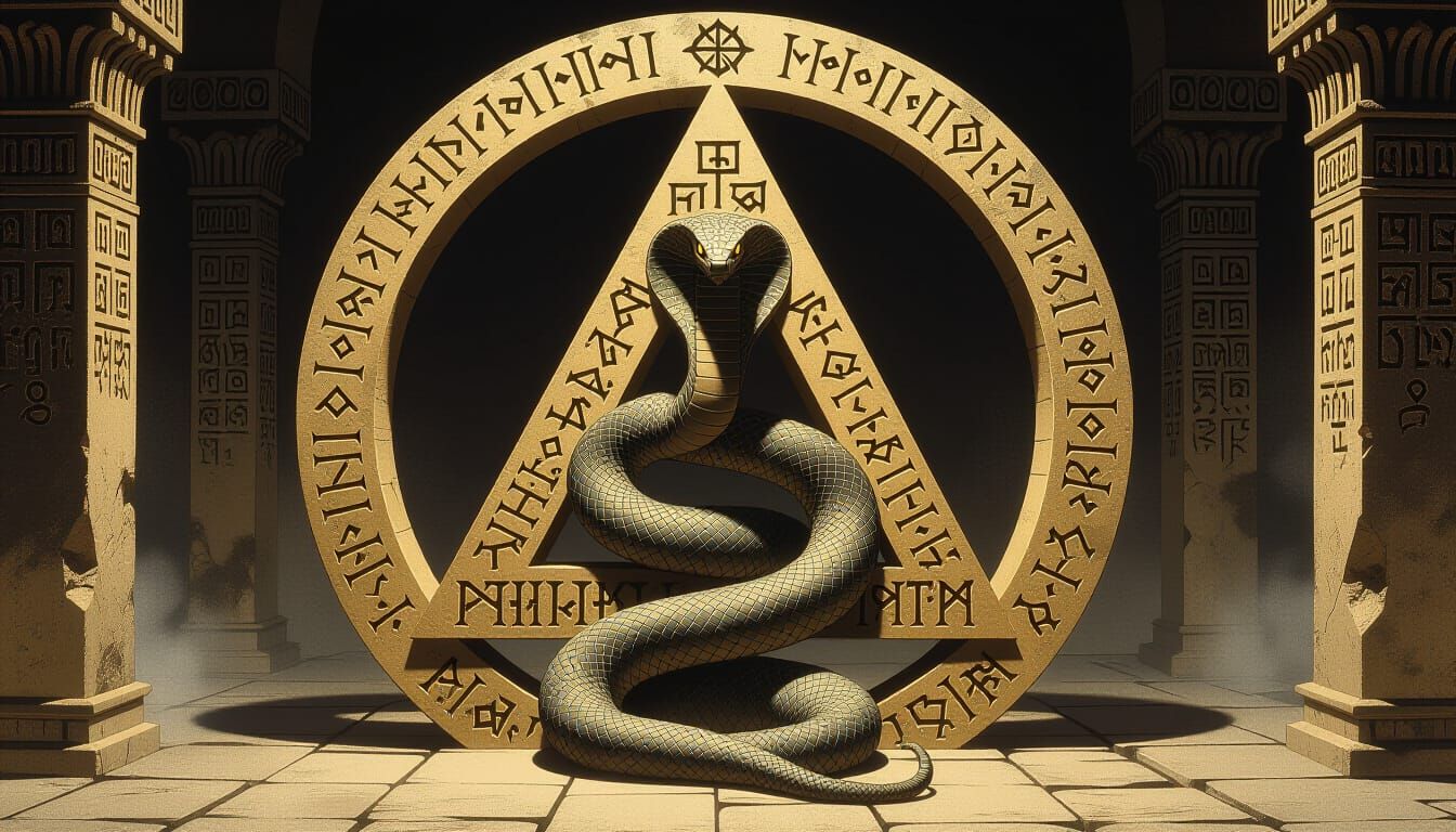 Ancient Serpent Symbol of Secret Knowledge