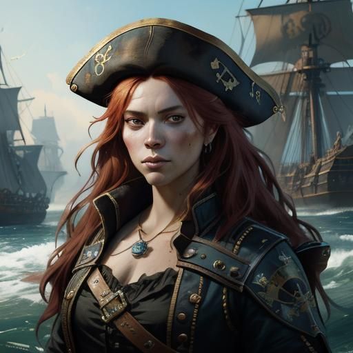 Pirate Queens: Anne Bonny and Mary Reed Portrait