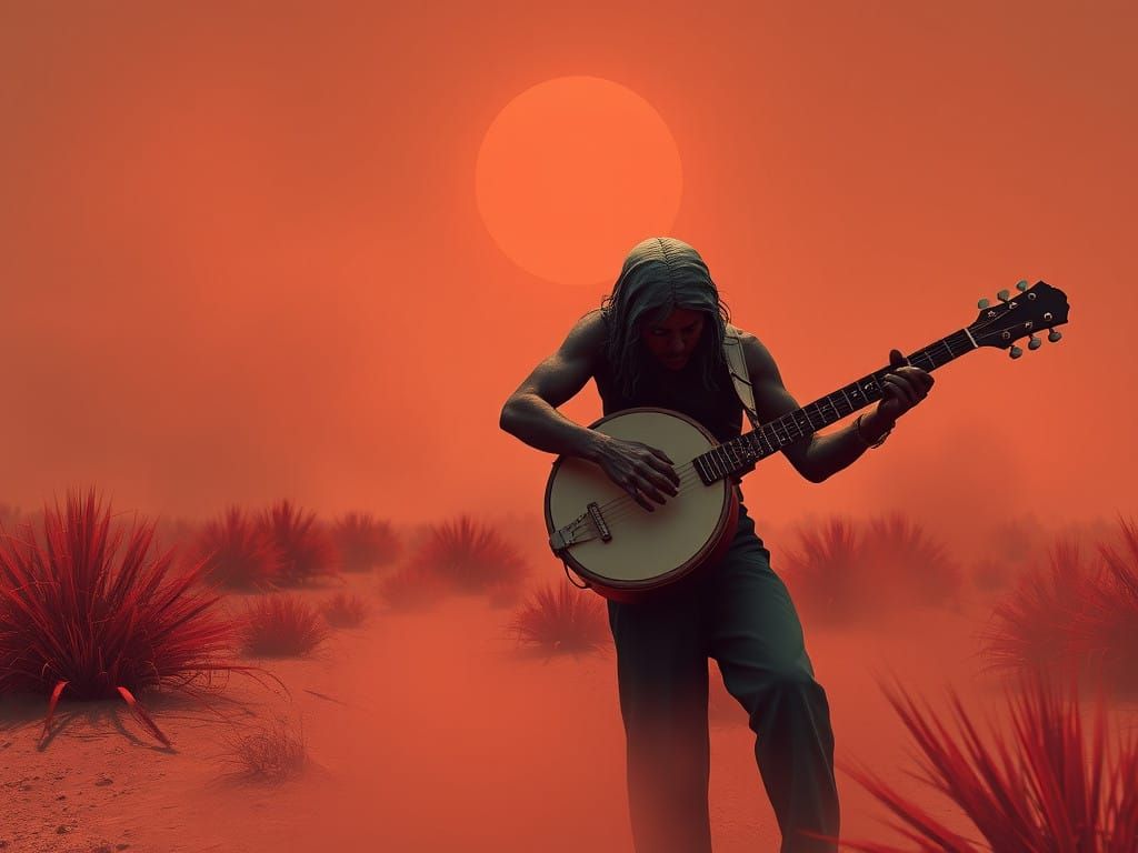 Banjo Express in Ultraminimalistic Aesthetic