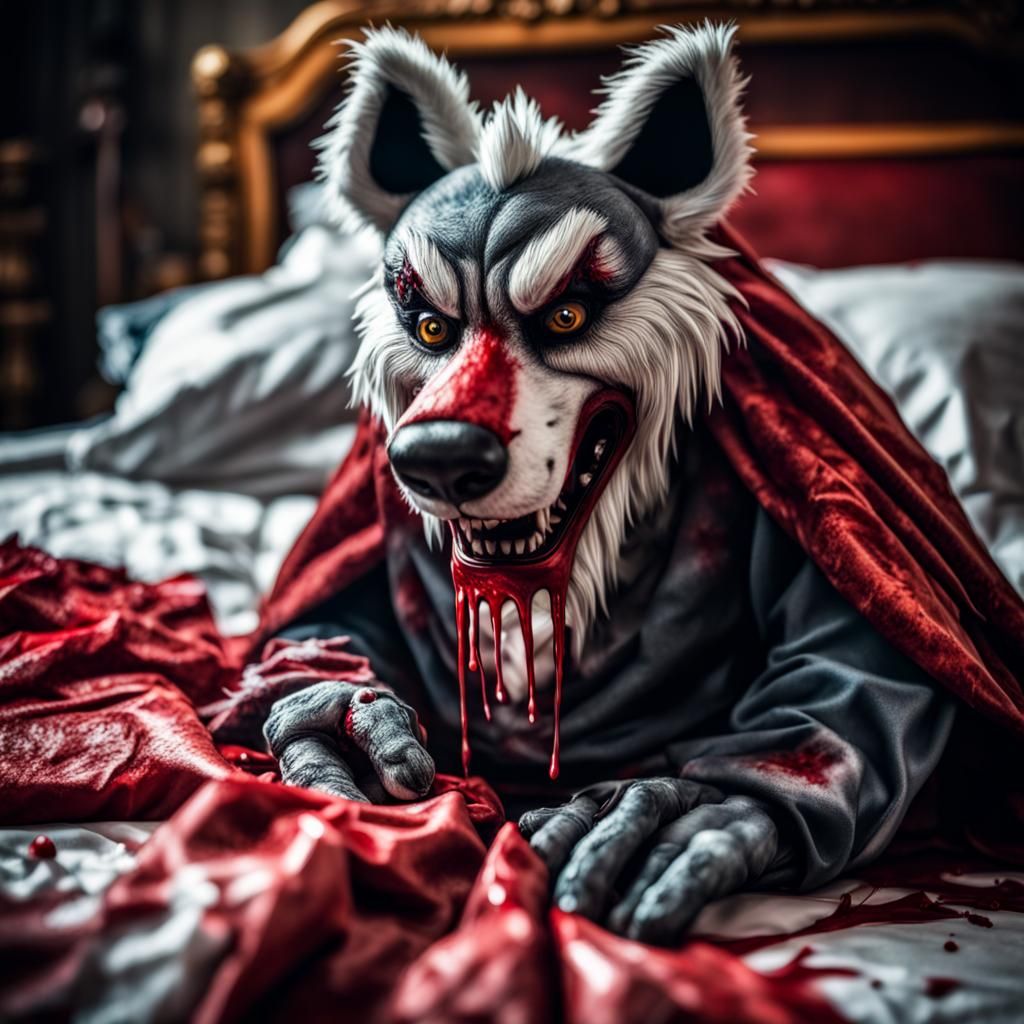 Disturbing Hyperrealistic Image of Crying Fursuit Character