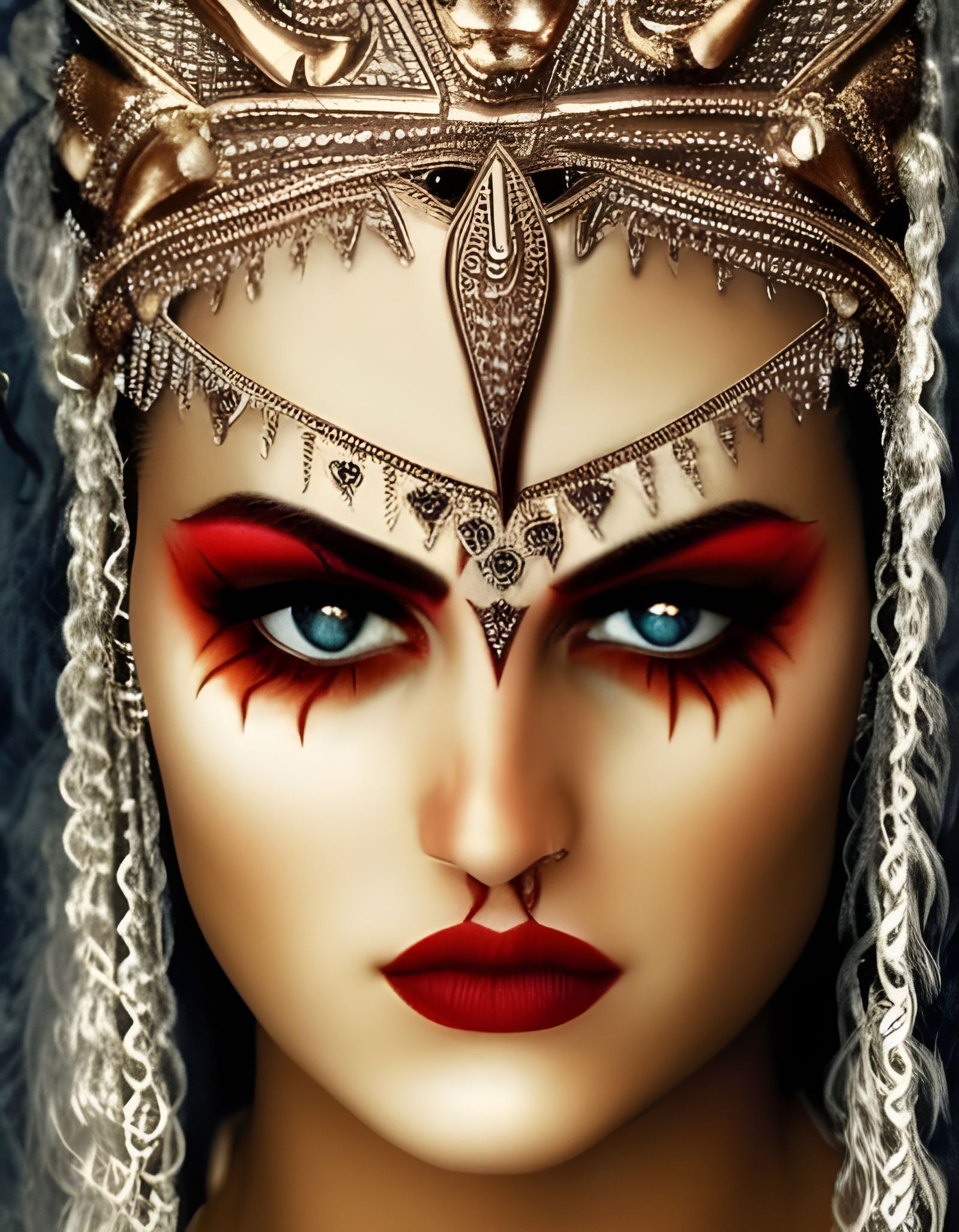 Stunning Queen of the Damned with Striking Eyes
