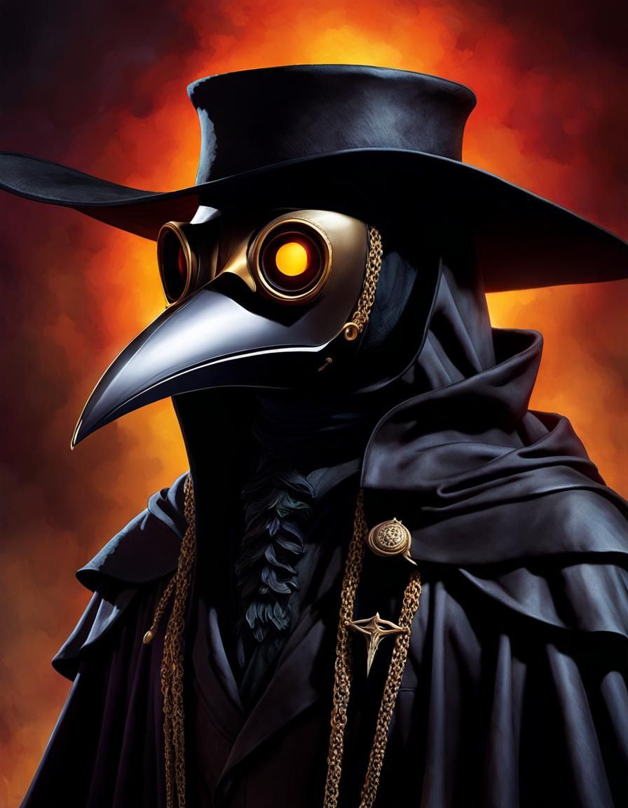 Sunset Shimmer as Plague Doctor in Dark World