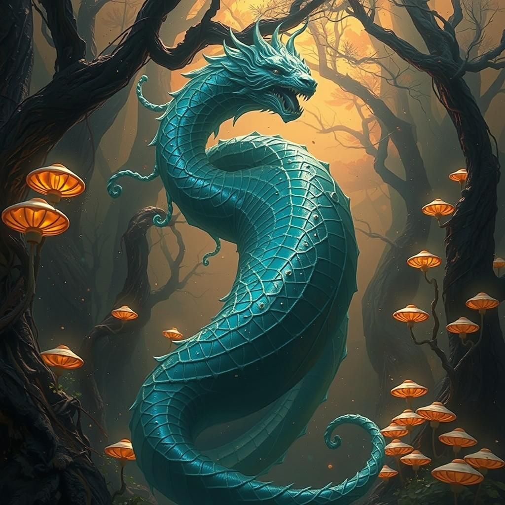 Mystical Rose with Sacred Geometry Patterns