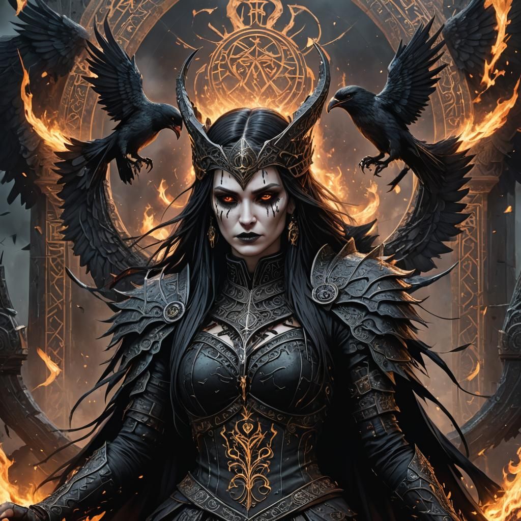 The Crow Priestess (b)