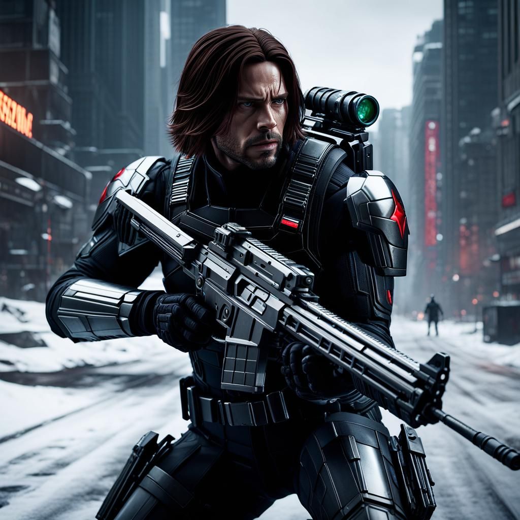 Winter Soldier, gunfire